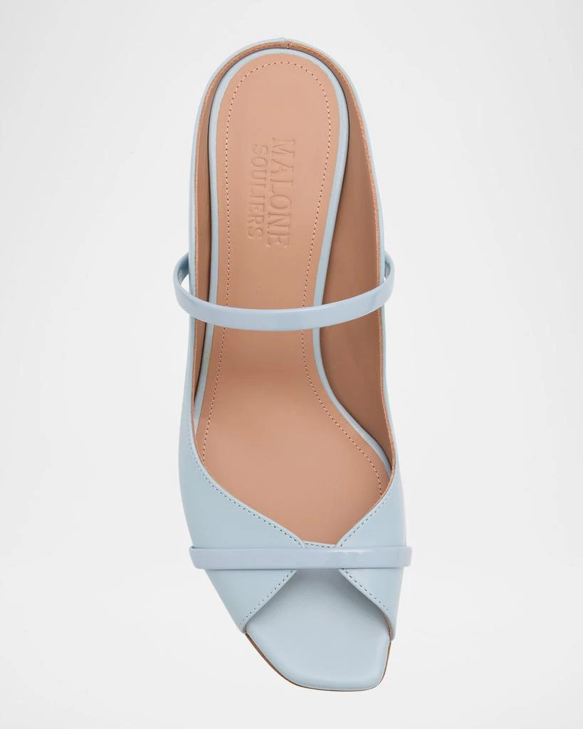 Malone Souliers Noah Leather Two-Band Mule Sandals 4
