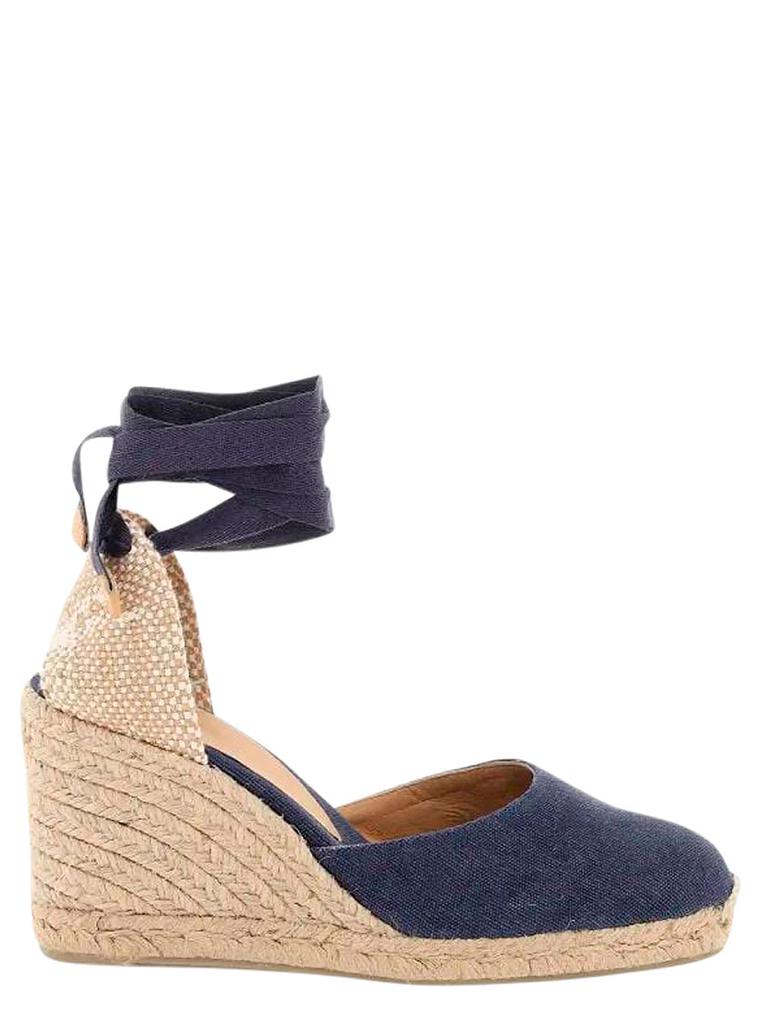 Castañer carina Blue Canvas Closed-toe Espadrilles Woman