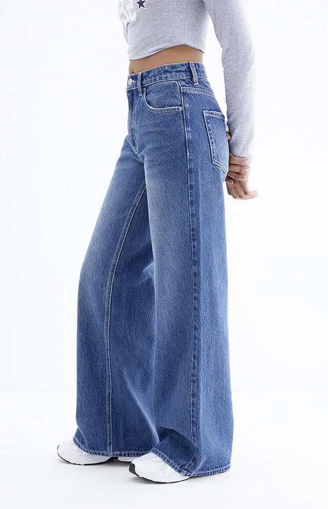 PacSun Nora Dark Indigo Wide Leg Jeans 3