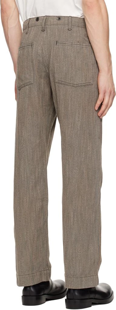 RRL Gray Samson Flat Front Jeans 3