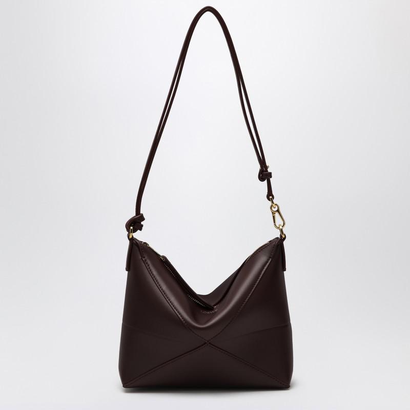 Loewe Puzzle Fold clutch bag Dark Burgundy