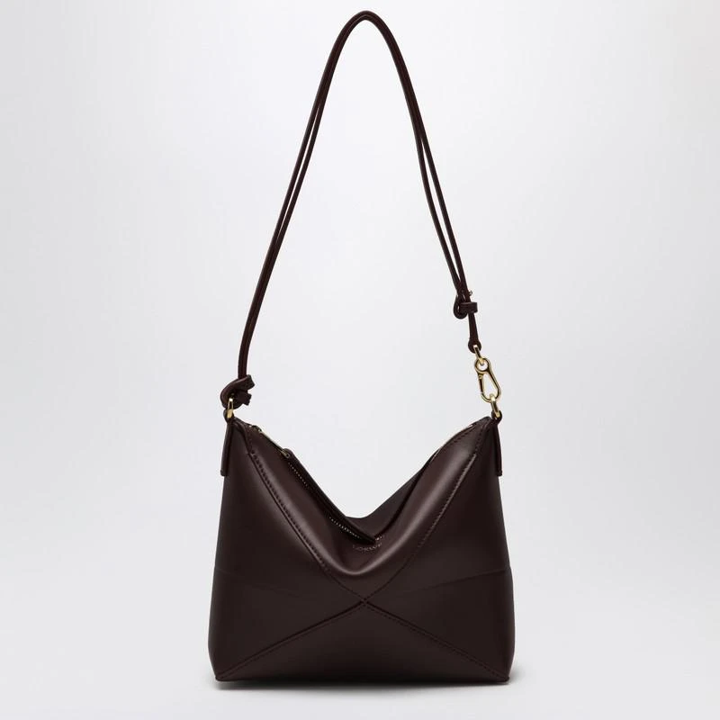 Loewe Puzzle Fold clutch bag Dark Burgundy 1