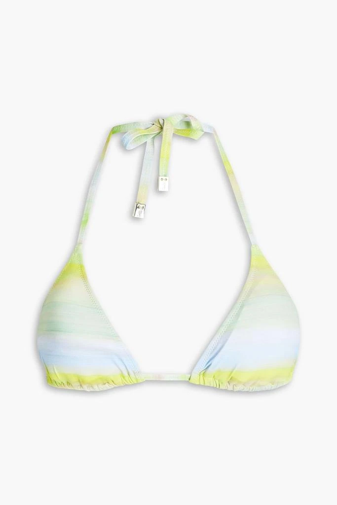 Paul Smith Striped triangle bikini top 1
