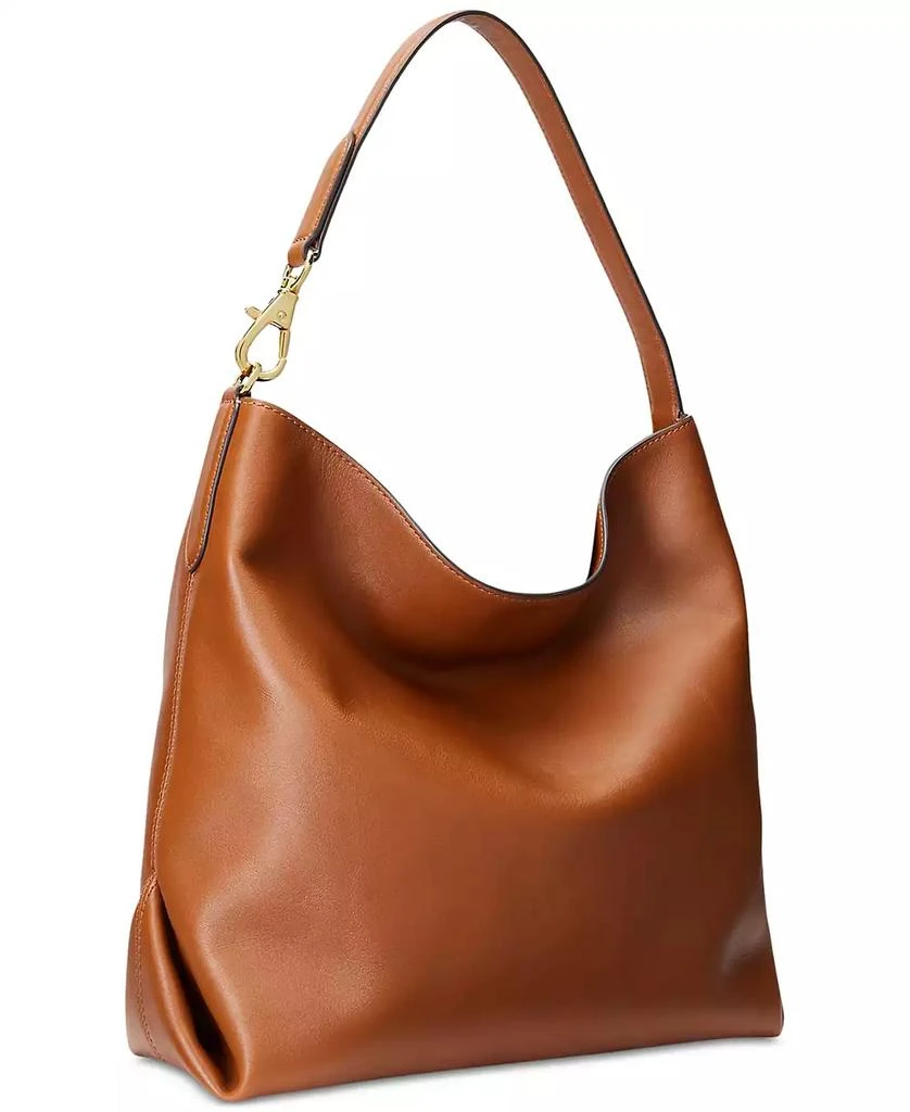 Lauren Ralph Lauren Kassie Large Leather Shoulder Bag 3