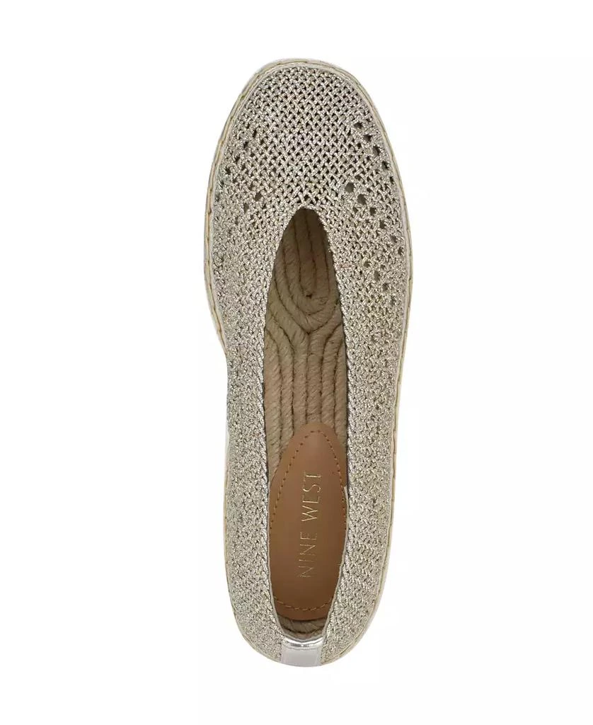 Nine West Women's Rorie Woven Slip-On Espadrille Flats 4