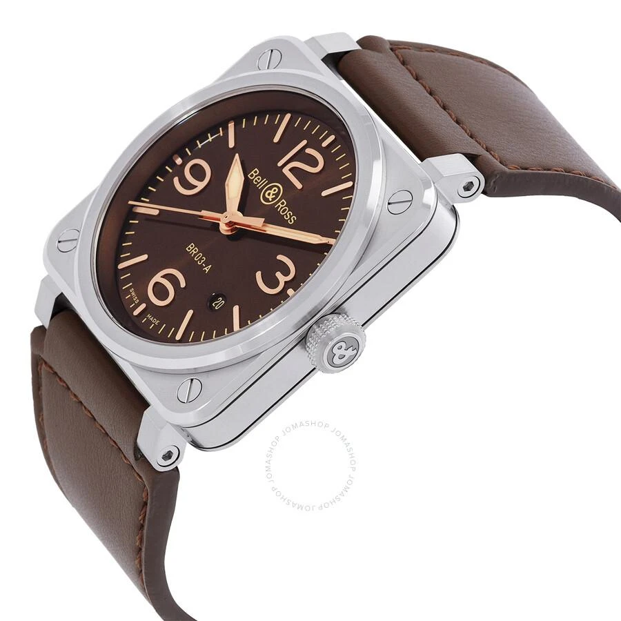 Bell And Ross BR 03 Golden Heritage Automatic Brown Dial Men's Watch BR03A-GH-ST/SCA 2