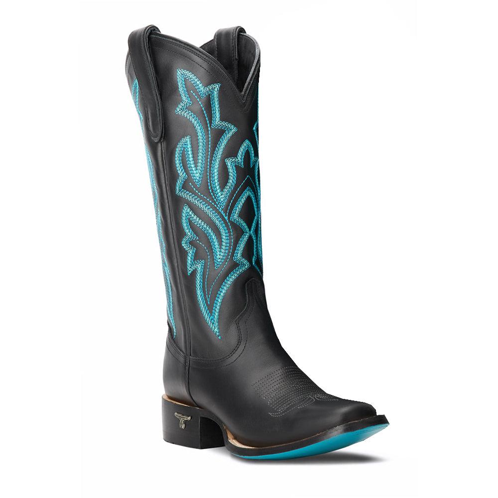 LANE The Classic Embroidered Square Toe Cowboy Boots