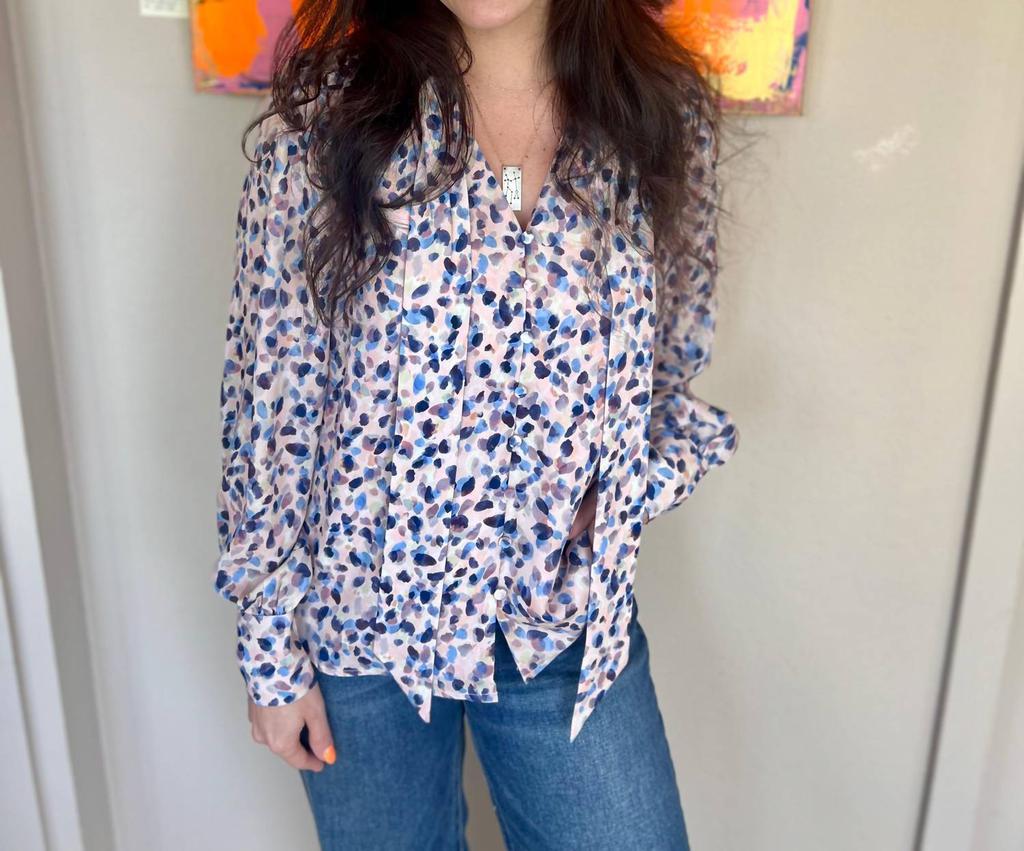 Greylin Greylin - Laurel Tie Neck Blouse
