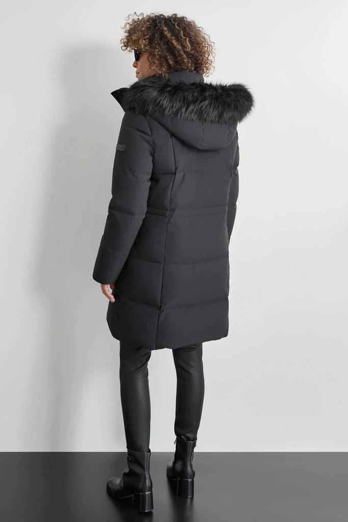 DKNY Long Puffer With Double Pockets 2