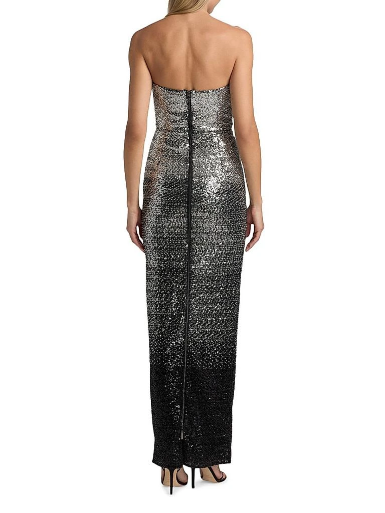 BRONX AND BANCO Geisha Sequined Strapless Maxi Dress 5