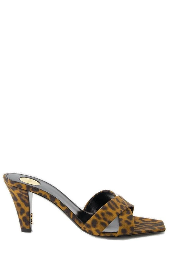 Yves Saint Laurent Saint Laurent Jill Leopard Mules 1