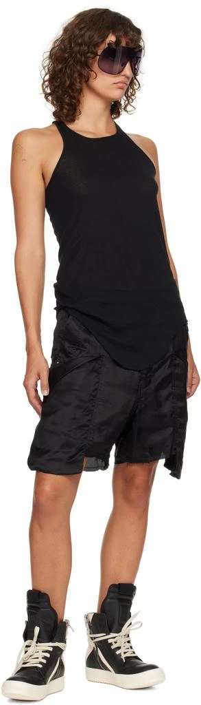 Rick Owens Black Concordians Geobasket Sneakers 5