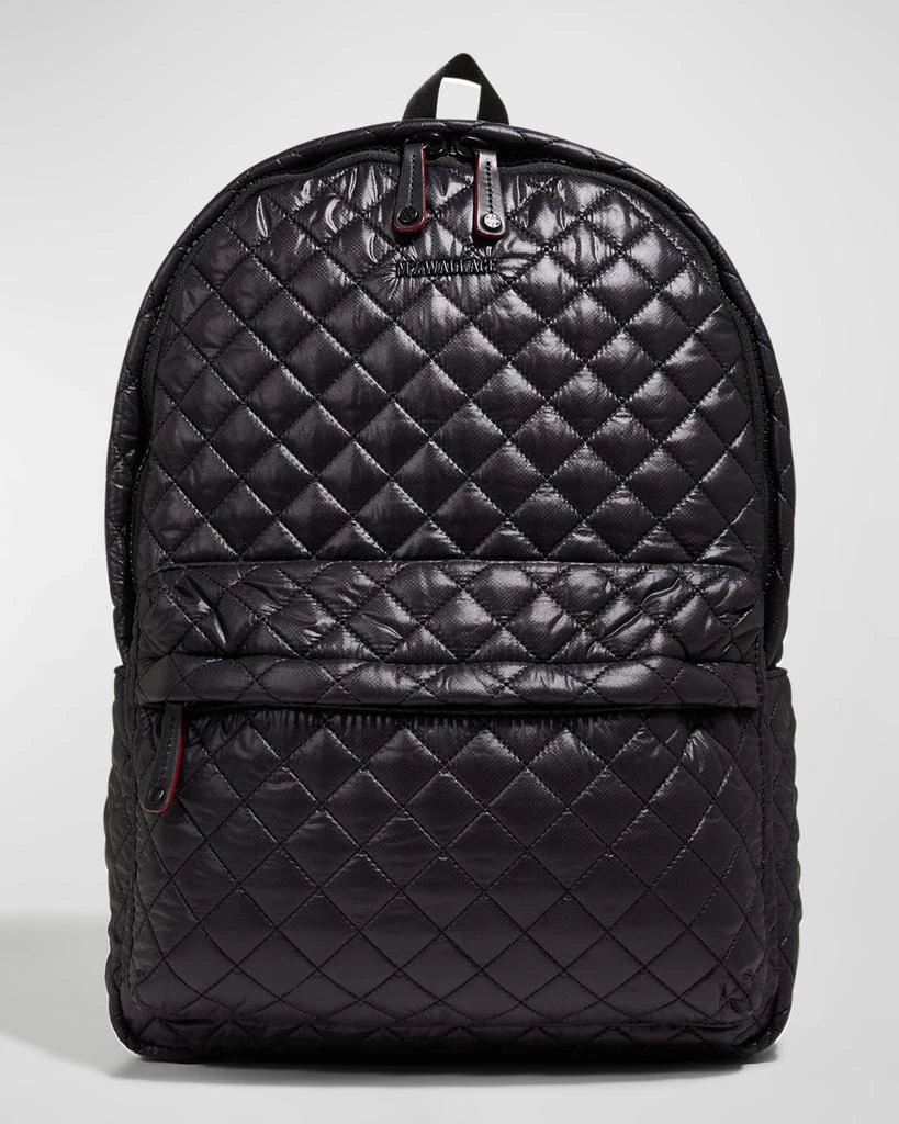 MZ Wallace Metro Deluxe Quilted Nylon Backpack 1