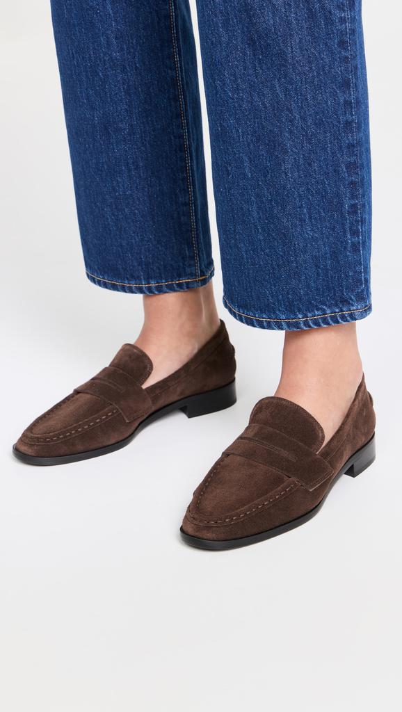 ATP ATELIER Airola Walnut Suede Flats