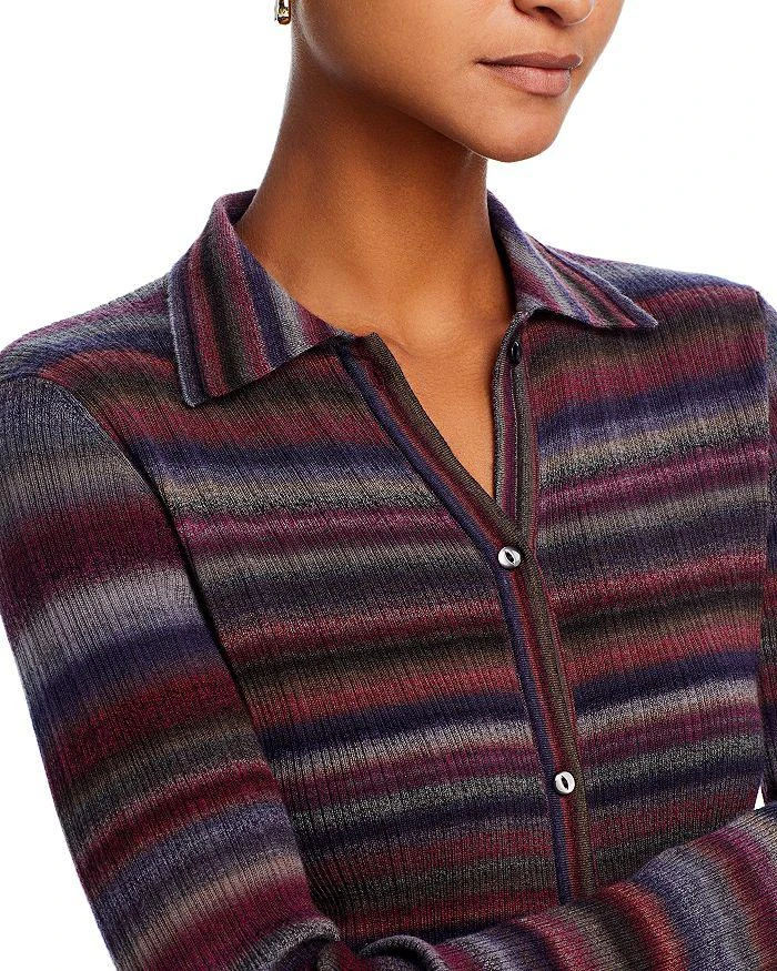 Re/Done Ribbed Polo Cardigan 4