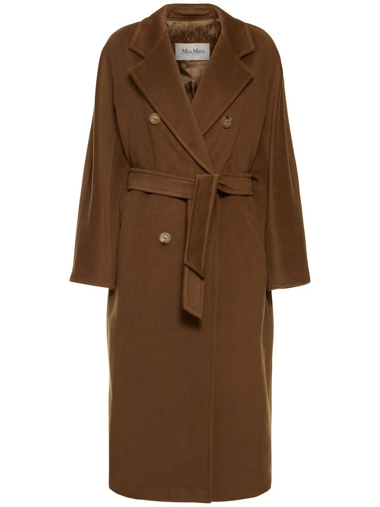 MAX MARA Madame Double Breasted Wool Long Coat 1