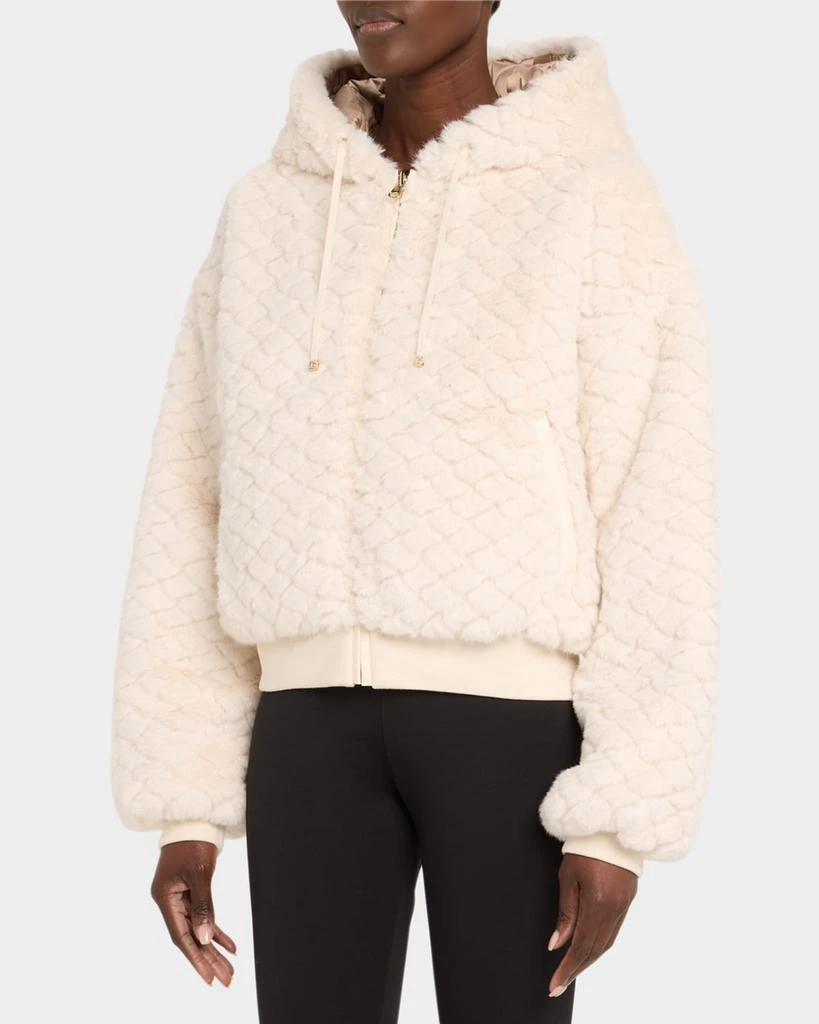 Blanc Noir Fawn Reversible Faux Fur Hoodie 4