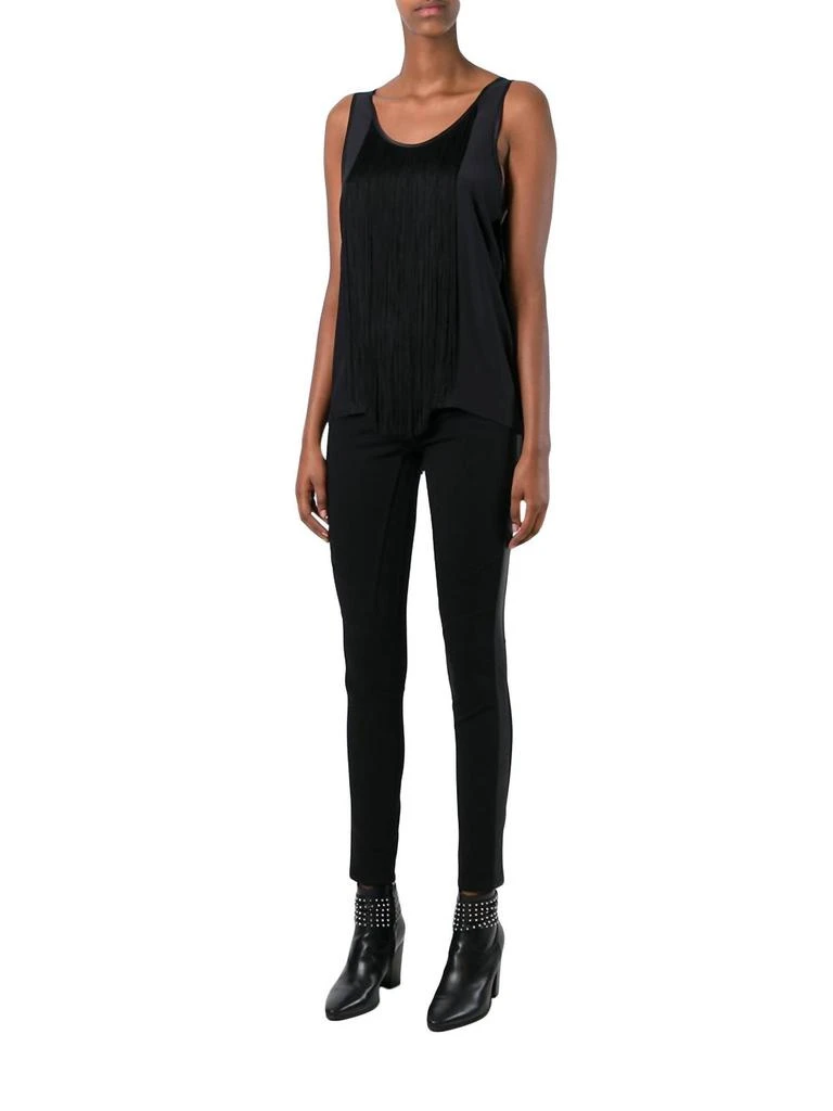 BARBARA BUI Silk Fringe Top 1