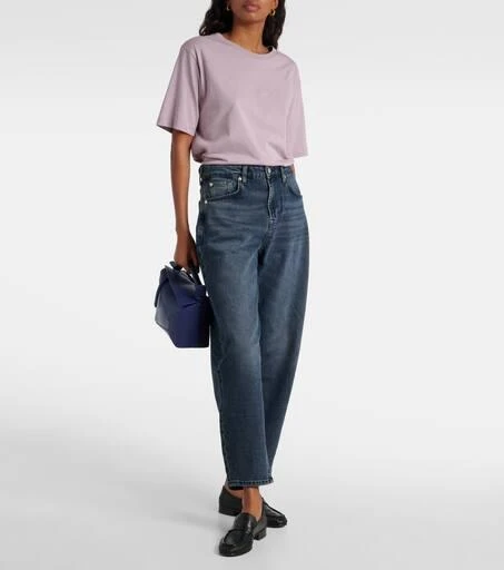 7 For All Mankind Jayne high-rise tapered jeans 7