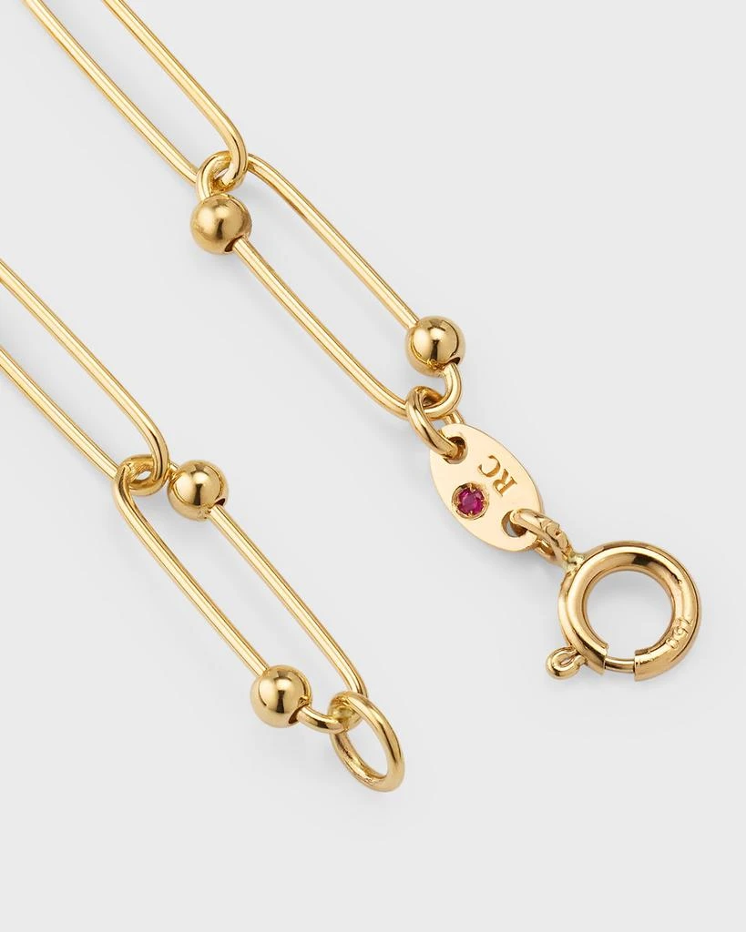 Roberto Coin 18K Yellow Gold Ball Chain Necklace 4