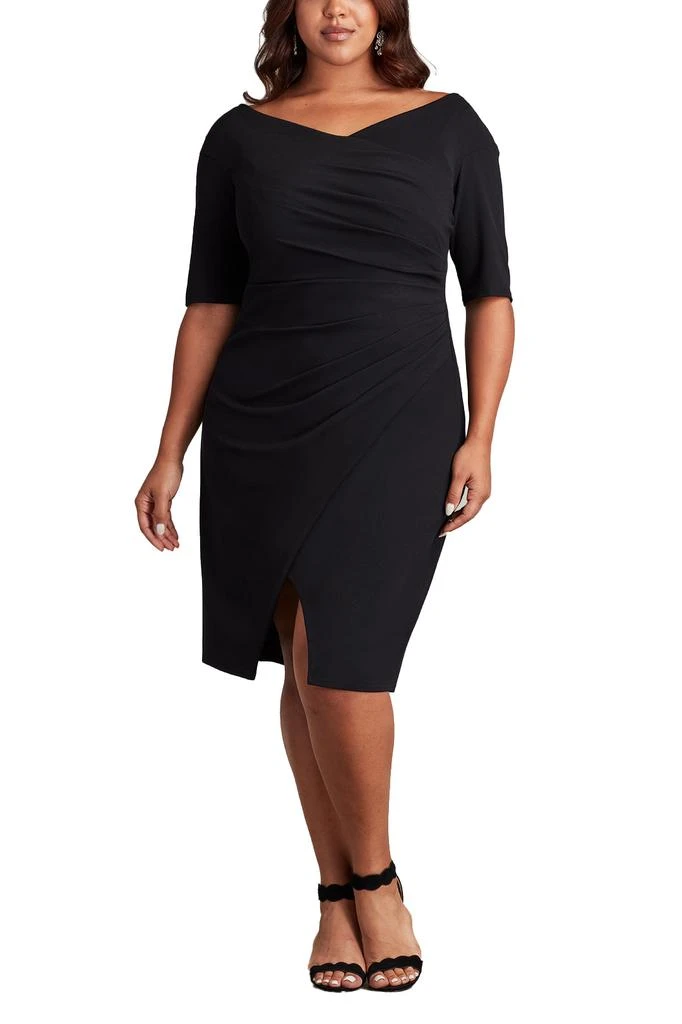 Tadashi Shoji Adi Textured Crepe Dress - PLUS SIZE - Dresses & Skirts -  BeyondStyle