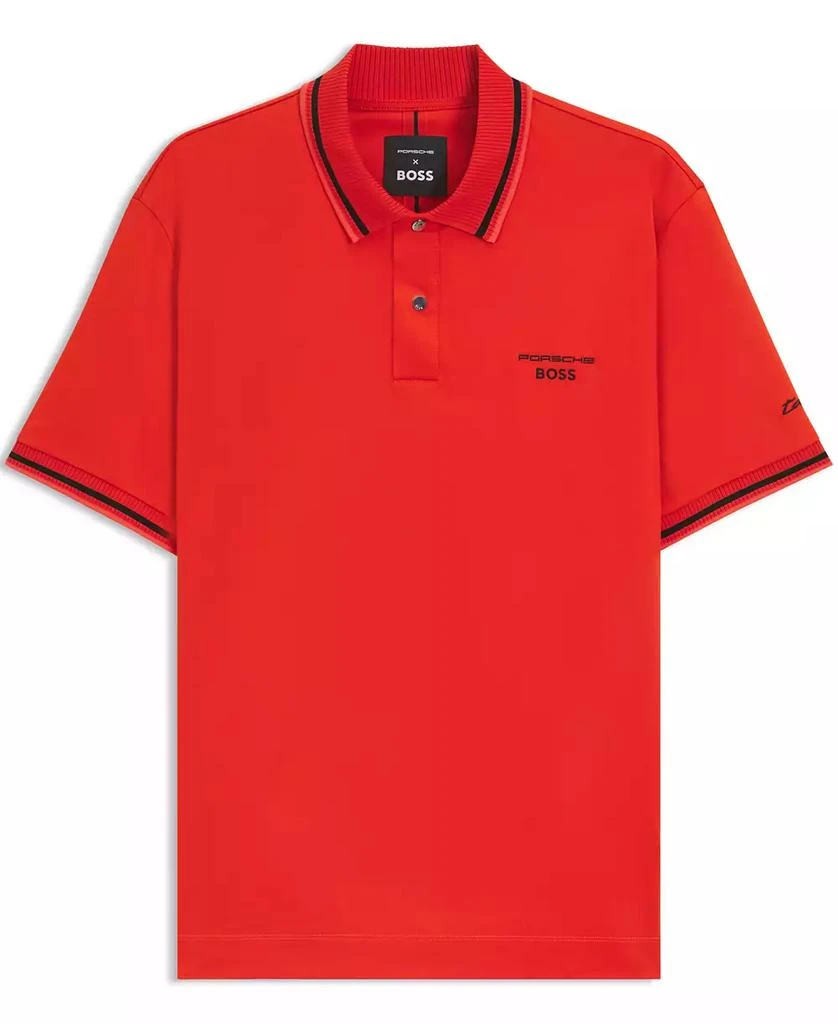 Hugo Boss Porsche x BOSS Men
s Cotton Moisture Control Polo Shirt 3