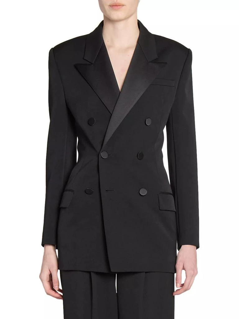 Yves Saint Laurent Tuxedo Jacket in Grain De Poudre 4