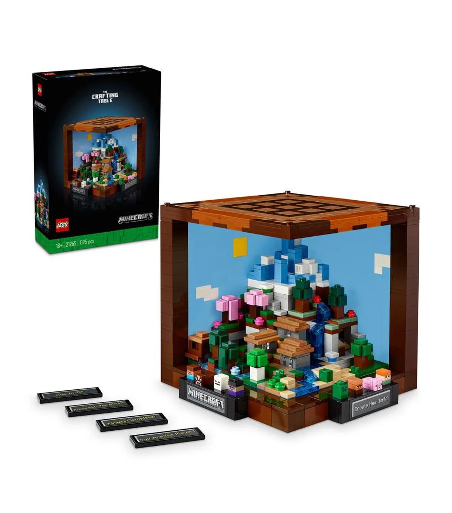 LEGO Minecraft Crafting Table Model Set for Adults 21265 5