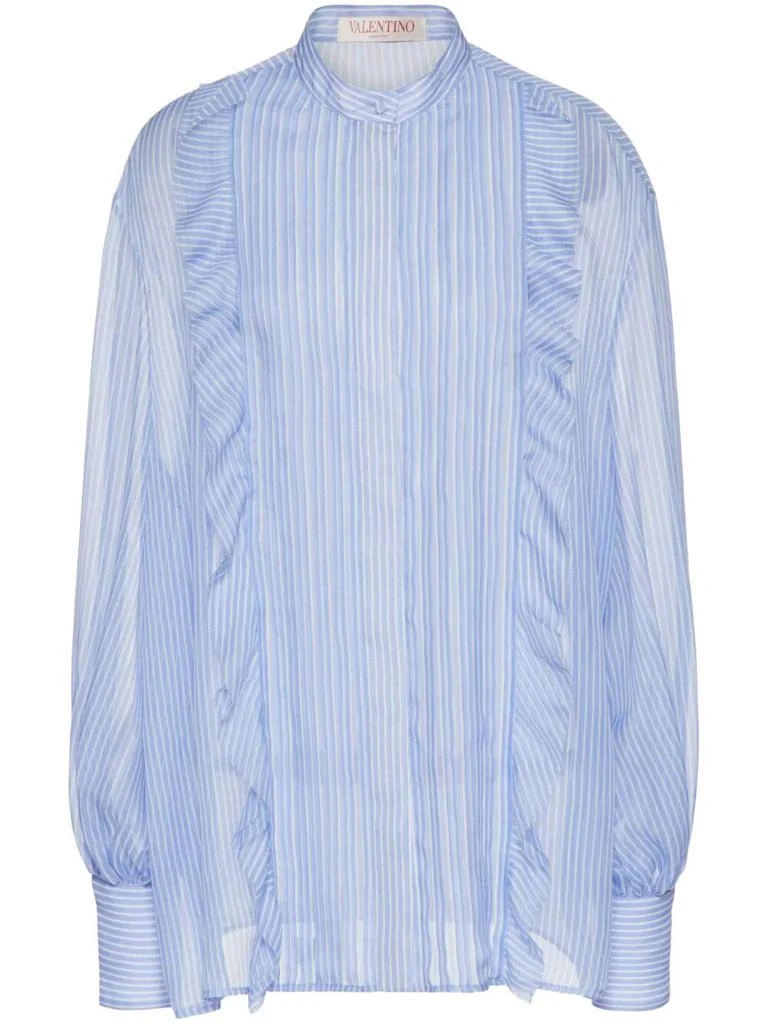 VALENTINO GARAVANI Stripes chiffon shirt 1