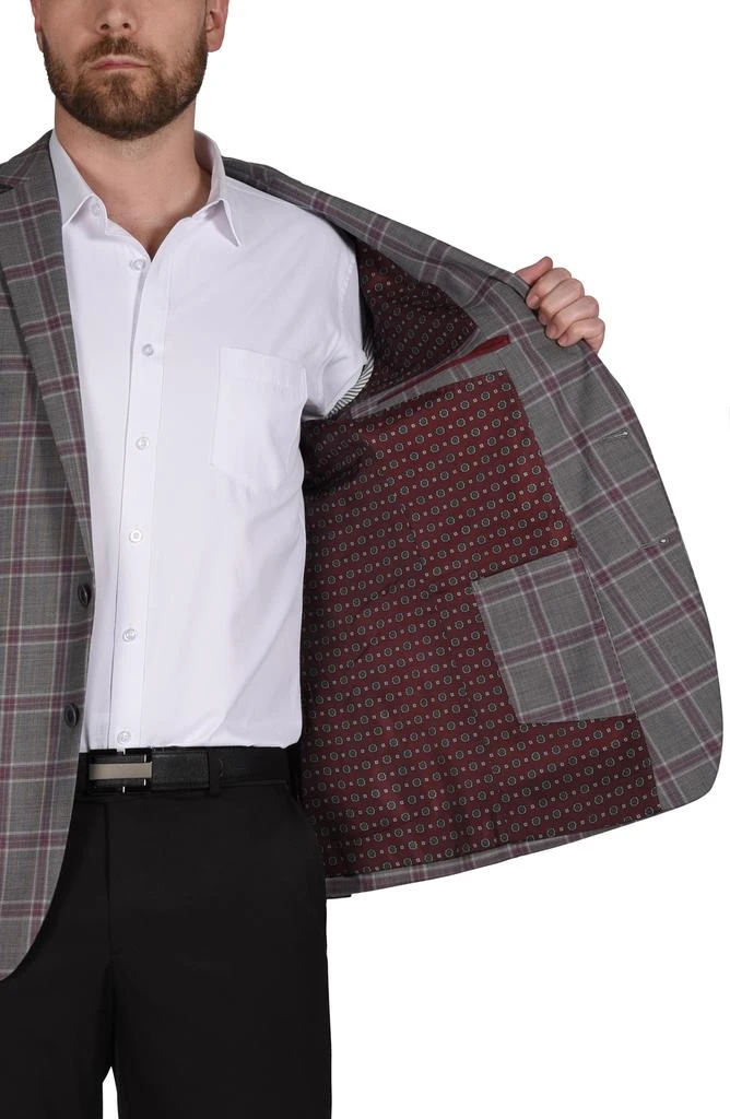 CRICKETEER Plaid Wool Blend Blazer 3