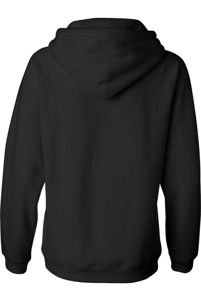 J America Women´s Sueded V-Neck Hooded Sweatshirt