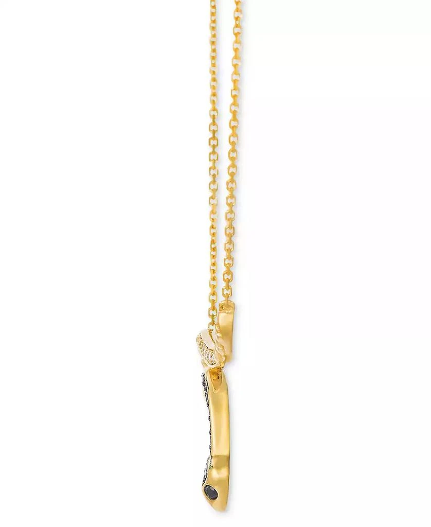 Le Vian Chocolate Diamond, Nude Diamond, 
Blackberry Diamond Snake Adjustable 19" Pendant Necklace (1/4 ct. t.w.) in 14k Gold 2