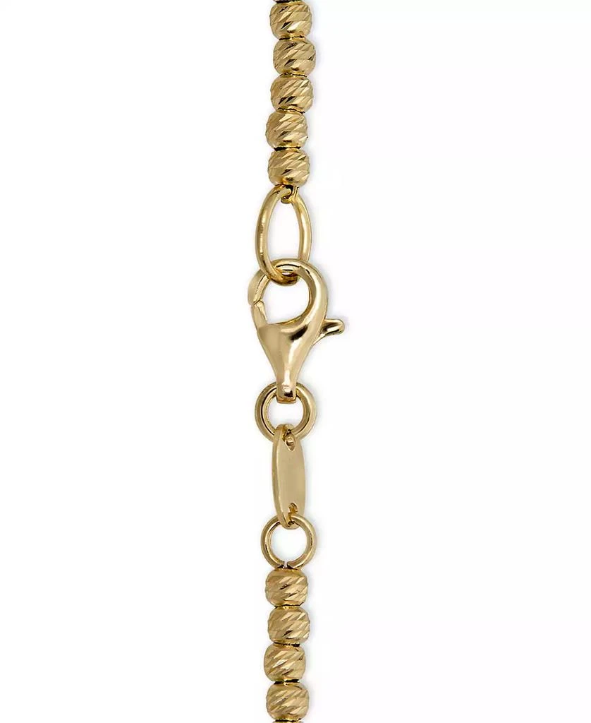 Italian Gold Beaded Bracelet in 14k Gold 5