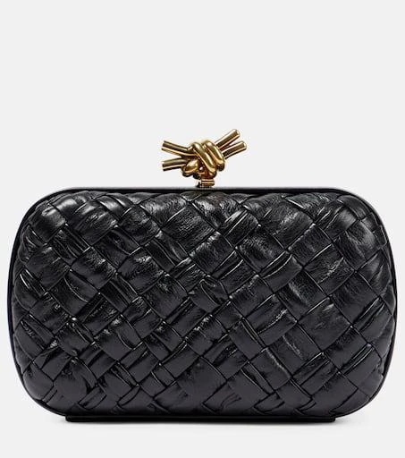 Bottega Veneta Knot leather clutch 1
