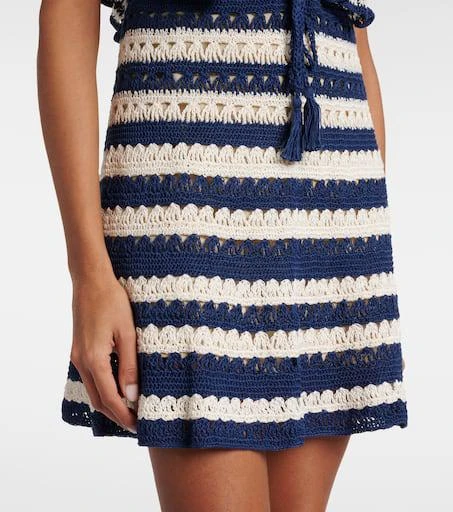 ANNA KOSTUROVA Farrah crochet cotton minidress 5