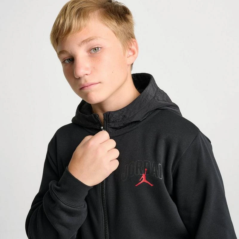 Jordan Big Kids
 Jordan Fleece Ripstop Full-Zip Jacket and Jogger Pants 5