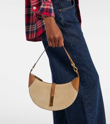 Ralph Lauren Crescent Small suede shoulder bag 6