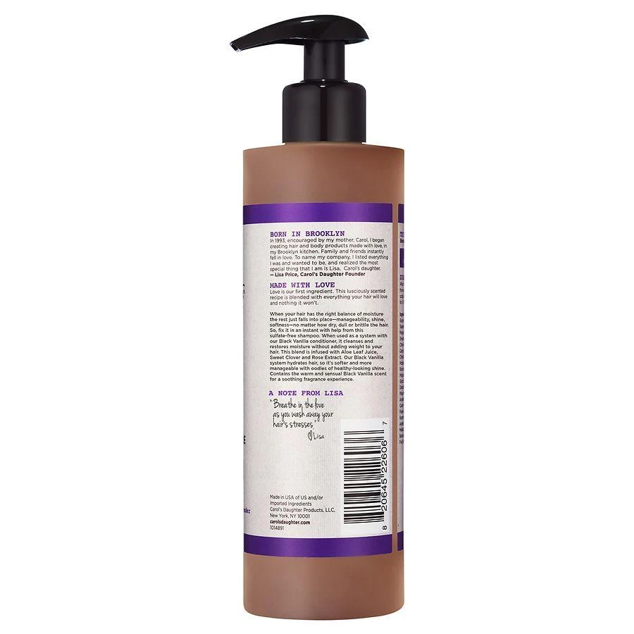 Carol's Daughter Sulfate Free Moisture Shampoo For Dry Hair Black Vanilla 4