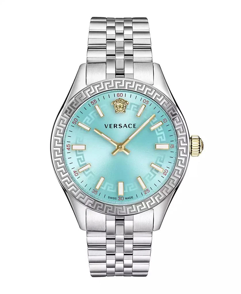 Versace Hellenyium Silver Stainless Steel Bracelet Watch, 36mm 1