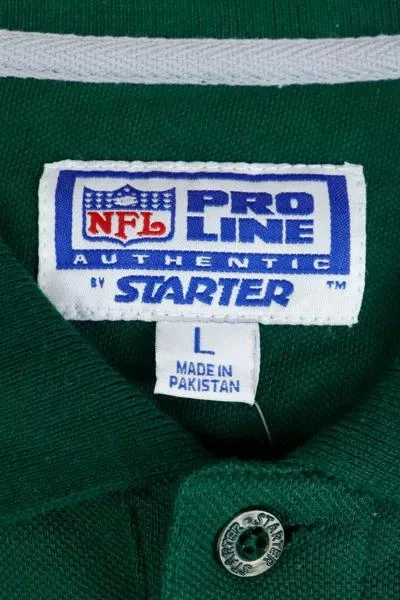 Urban Outfitters Vintage Starter NFL Green Bay Packers Embroidered Collared Polo 002 2