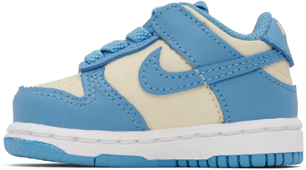 NIKE Baby Blue & Beige Dunk Low Sneakers 3