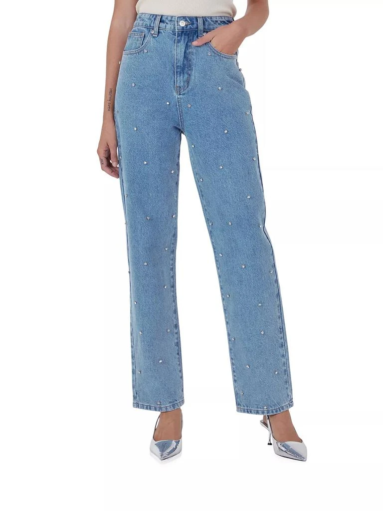 Endless Rose Studded Denim Jeans 1