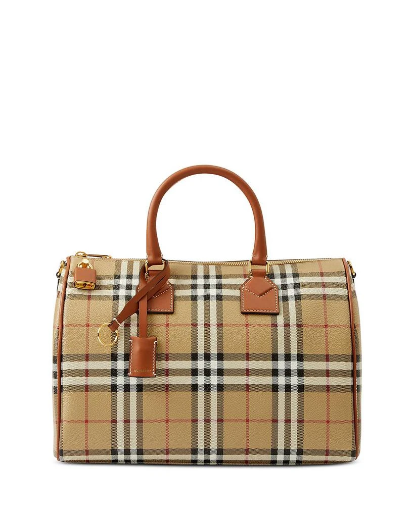 Burberry Medium Check Bowling Bag 1