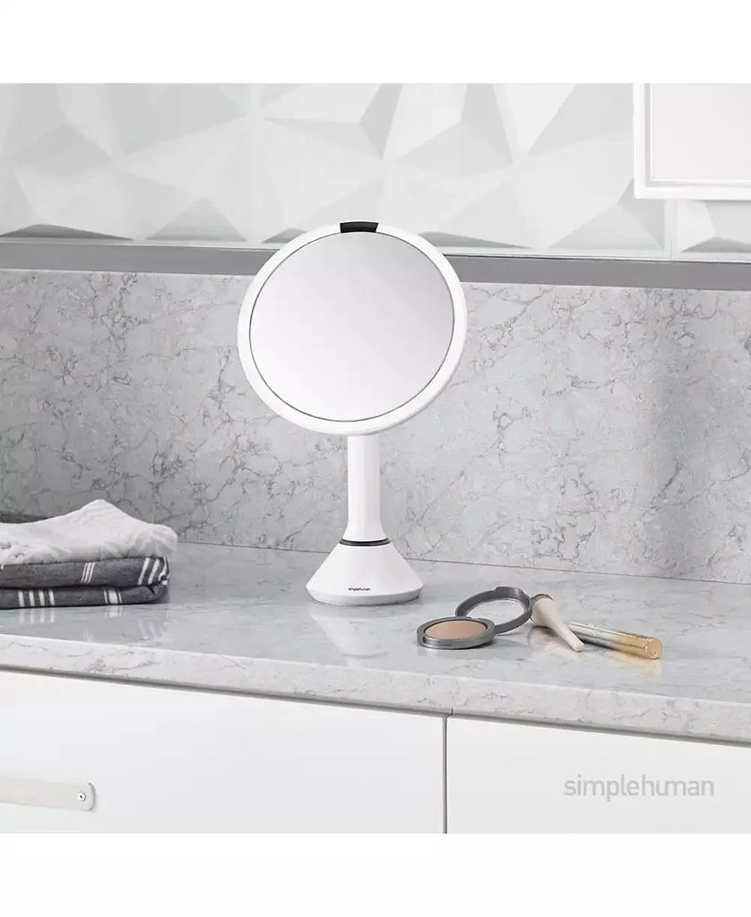 simplehuman 8" Sensor Makeup Mirror, 5x Magnification and Adjustable Brightness 4