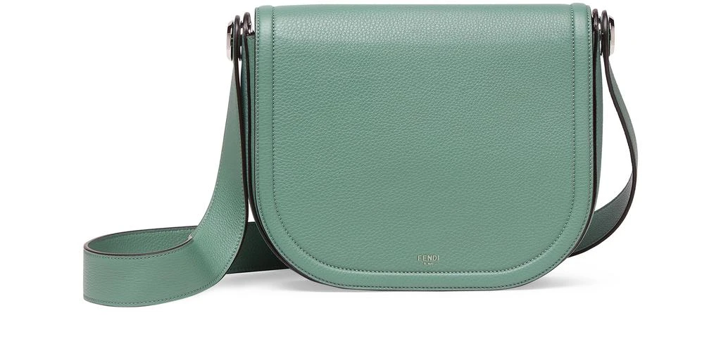Fendi Fendi Roma Leather Chiodo Messenger 2