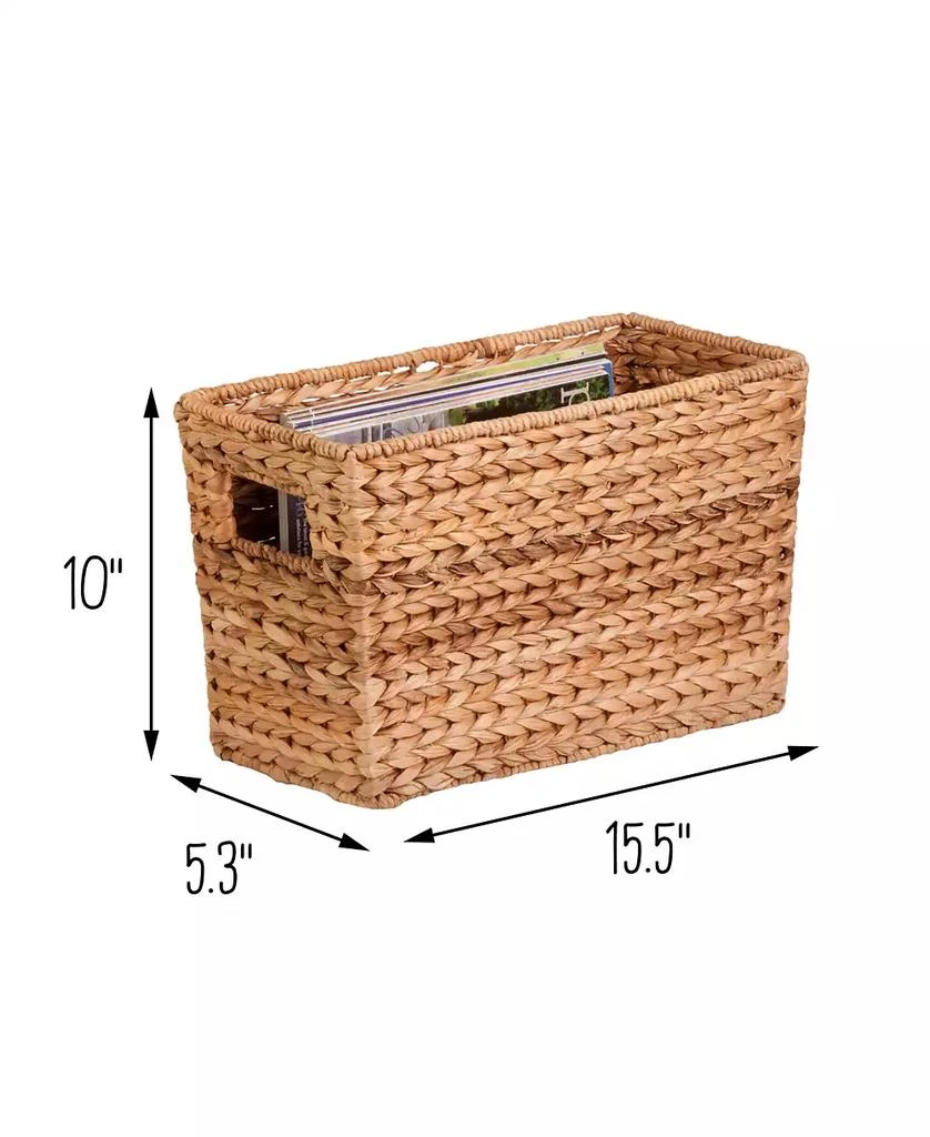 Honey Can Do Honey-Can-Do Magazine Basket Water Hyacinth 4