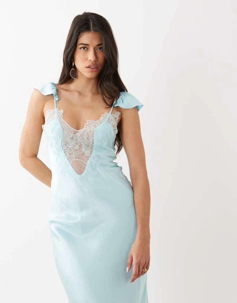 Bardot Bardot Ivy plunge lace detail satin maxi dress in soft blue - Dresses & Skirts - Compare Prices from 9+ Stores - Free Shipping - BeyondStyle Bardot Bardot Ivy plunge lace detail satin maxi dress in soft blue - Dresses & Skirts - Compare Prices from 9+ Stores - Free Shipping - BeyondStyle
