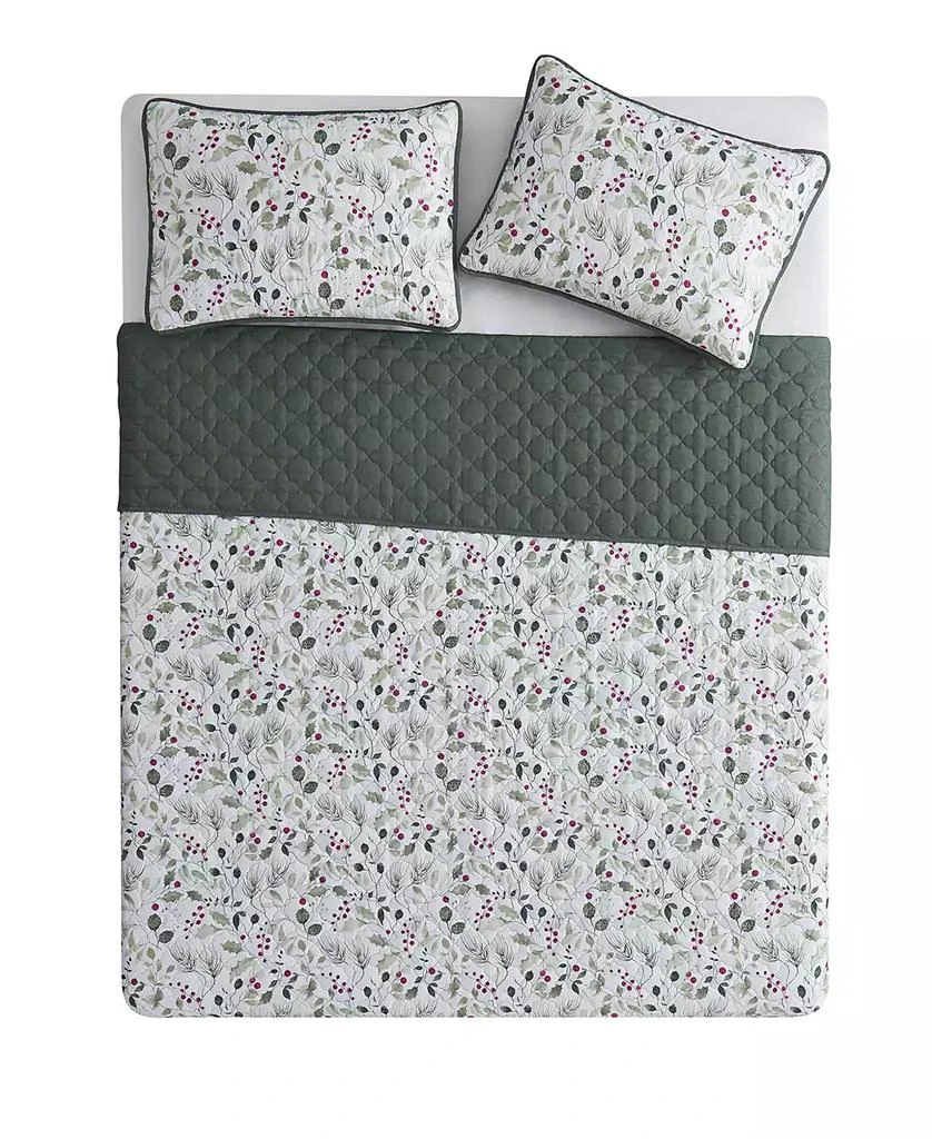 Evergreen Ivy Carol Charmeuse 2-Pc. Quilt Set 3
