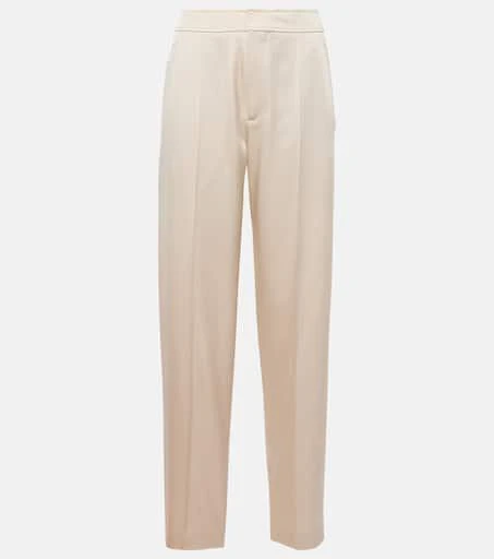 Brunello Cucinelli High-rise tapered pants 1