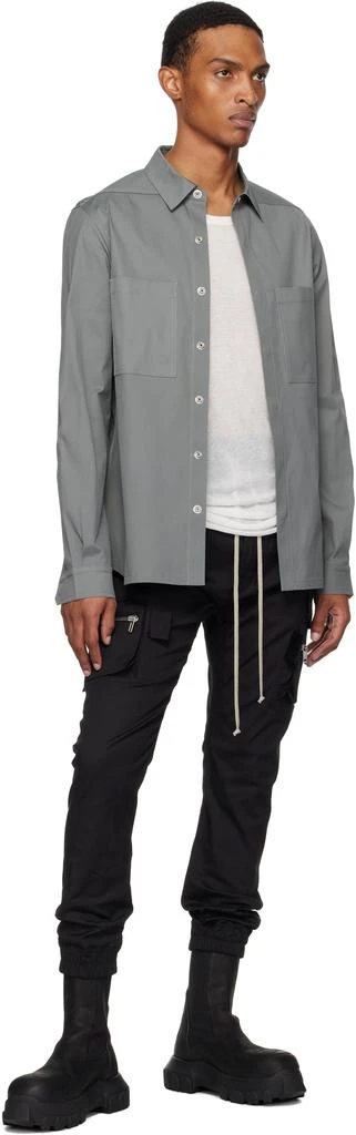 Rick Owens Gray Concordians Outer Shirt 4